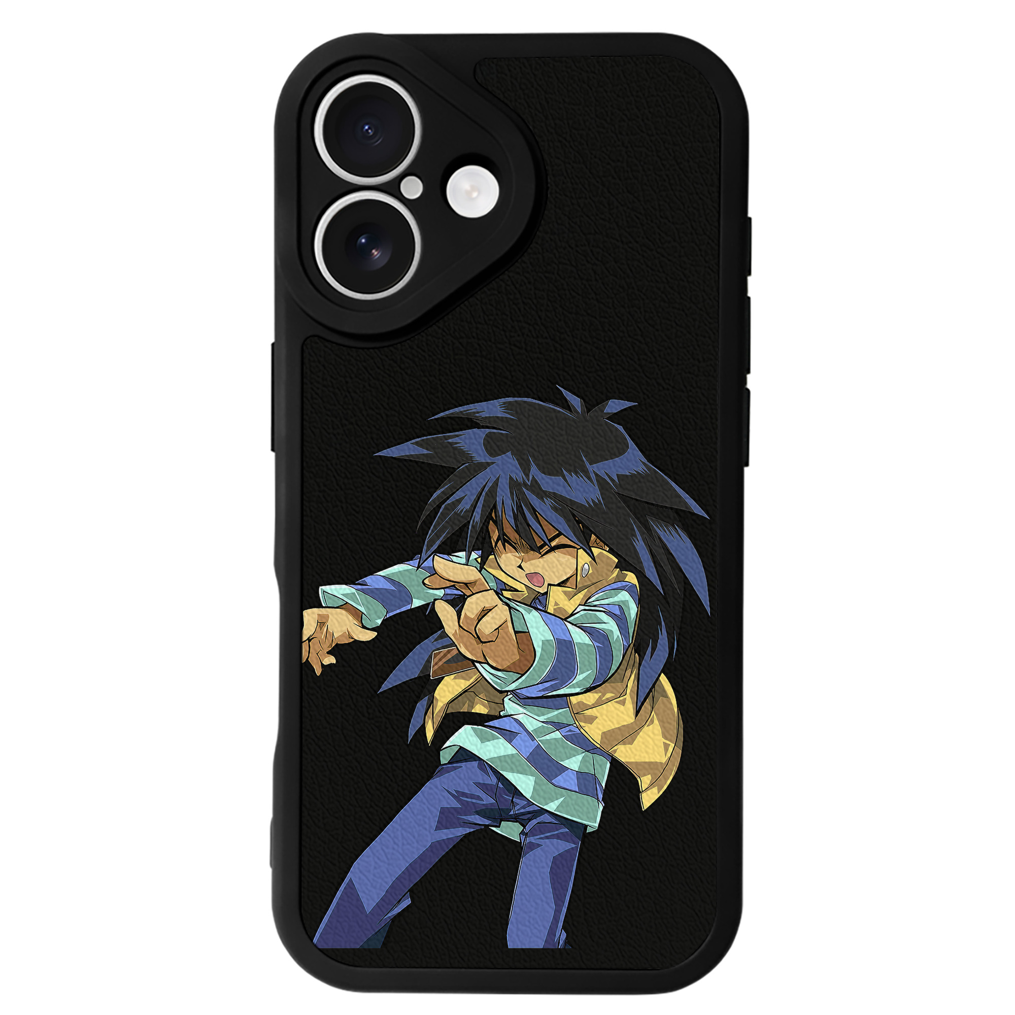 （画像用） 遊☆戯☆王 Yu-Gi-Oh! 【iPhone 16シリーズ対応】シリコンスマホケース（レザー調） 材質：シリコン